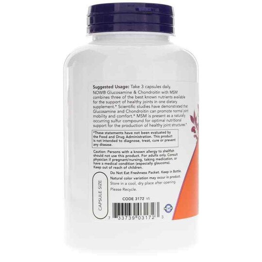 Glucosamine & Chondroitin with MSM, NOW
